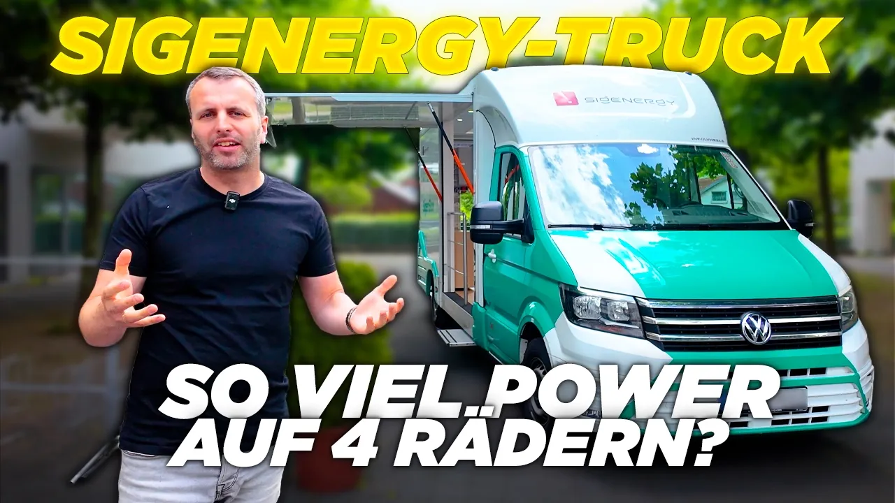 Sigenergy Showtruck Test: Produkt-Portfolio