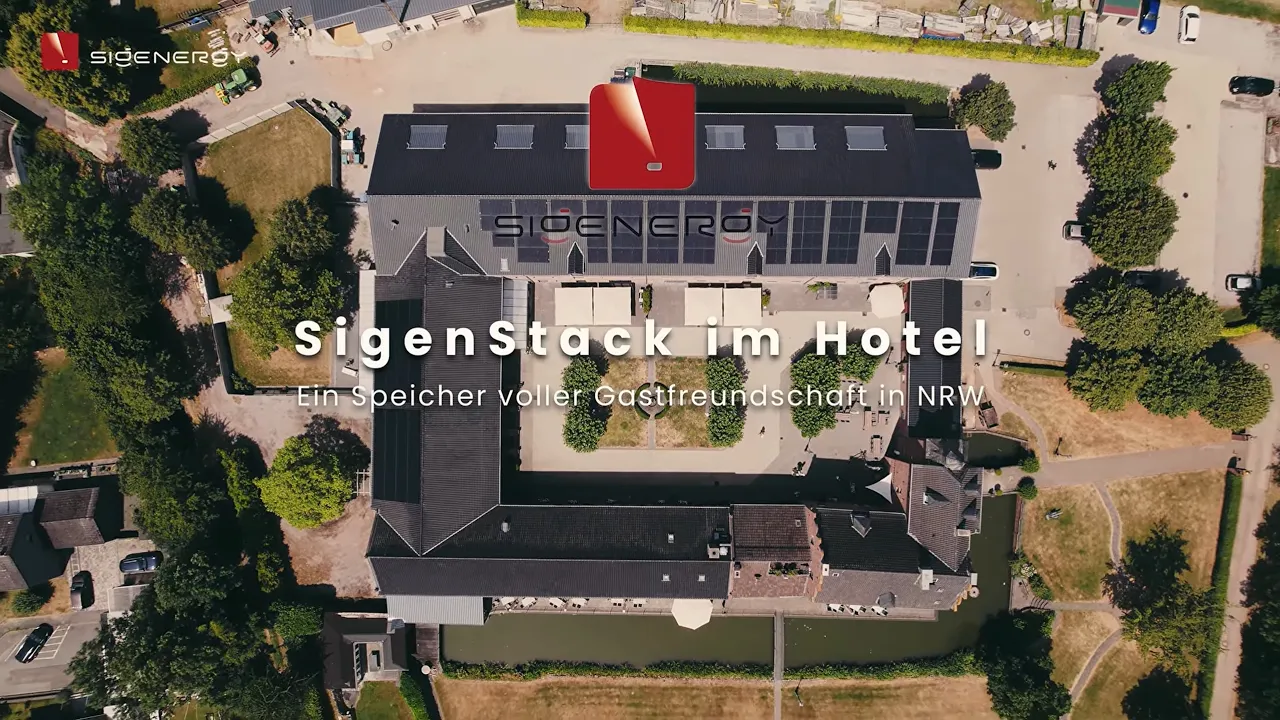 SigenStack 192 kWh: Gewerbespeicher im Hotel